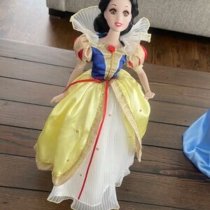 Disney Snow White Doll in Yellow, Blue, and Red Dress